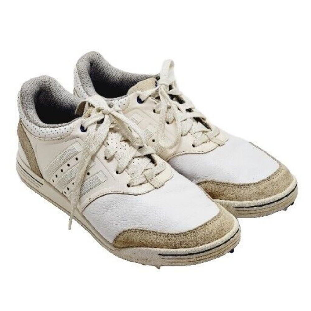Adidas Adicross III Leather Suede Spikeless Sport Golf Shoes Sneaker Men Sz 9.5